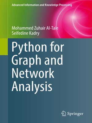 cover image of Python for Graph and Network Analysis